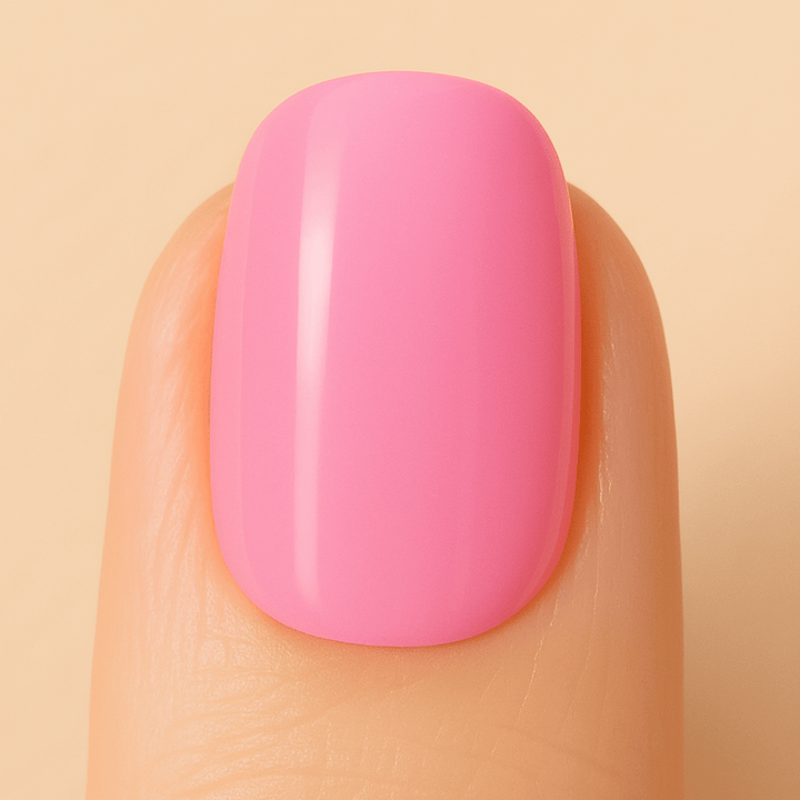 Belle Beauty Bubble Pop BIAB on a nail