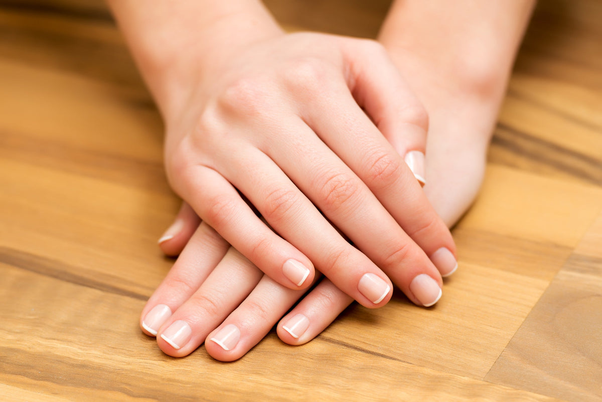 manicured natural healthy nails