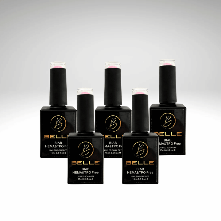 5 Belle Beauty BIAB Bottles