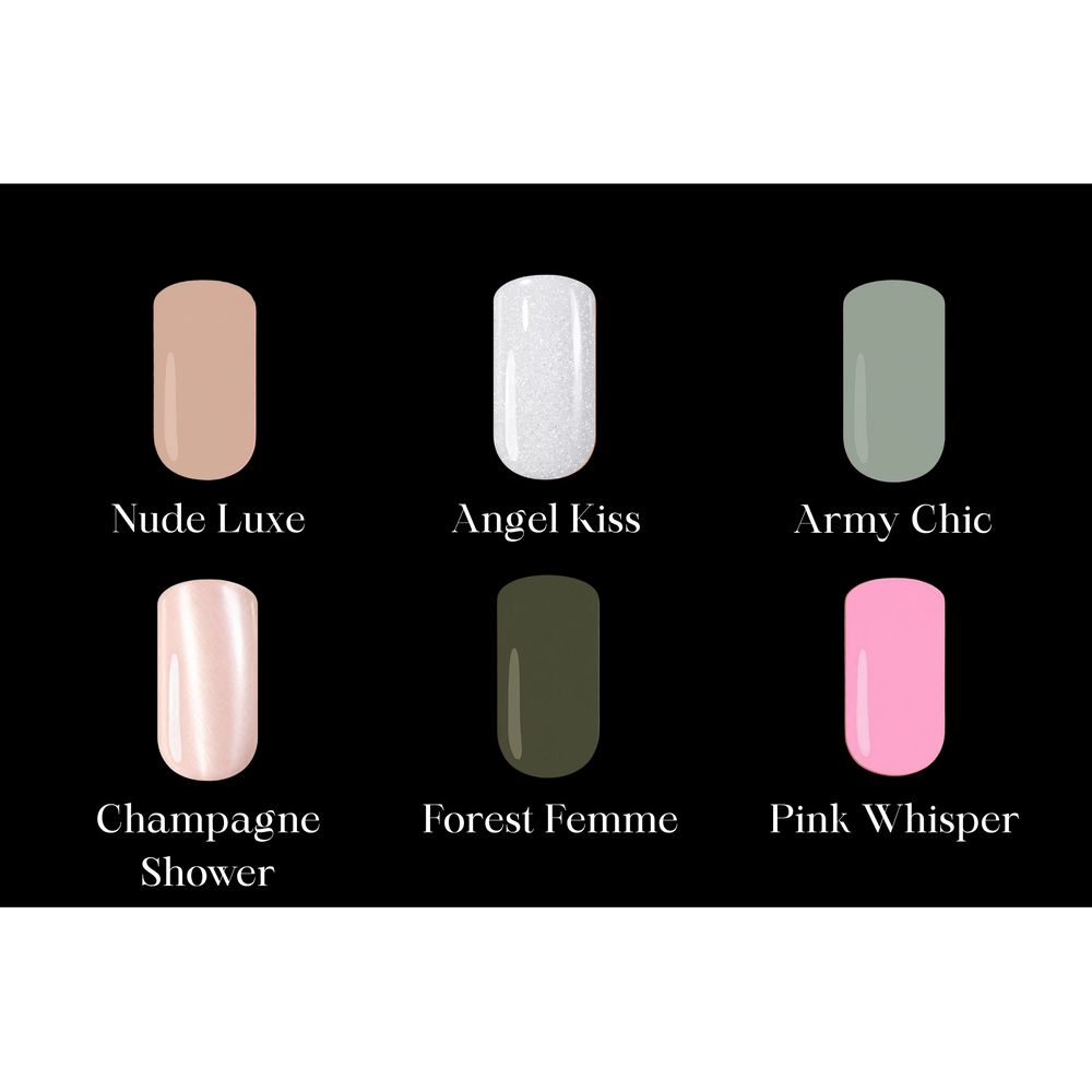 Belle Beauty At-Home Gel Nail Polish Colours