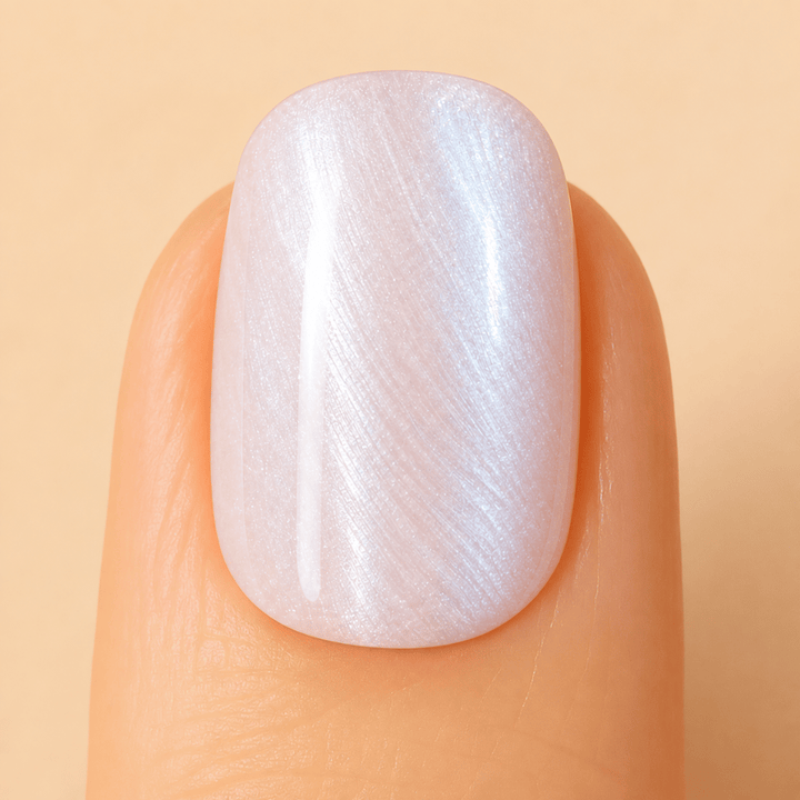 Glow up Gel Nail Polish applied to a nail.

