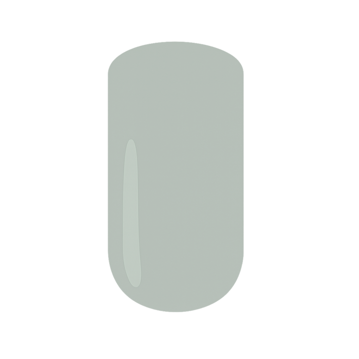 Light-grey gel nail polish swatch